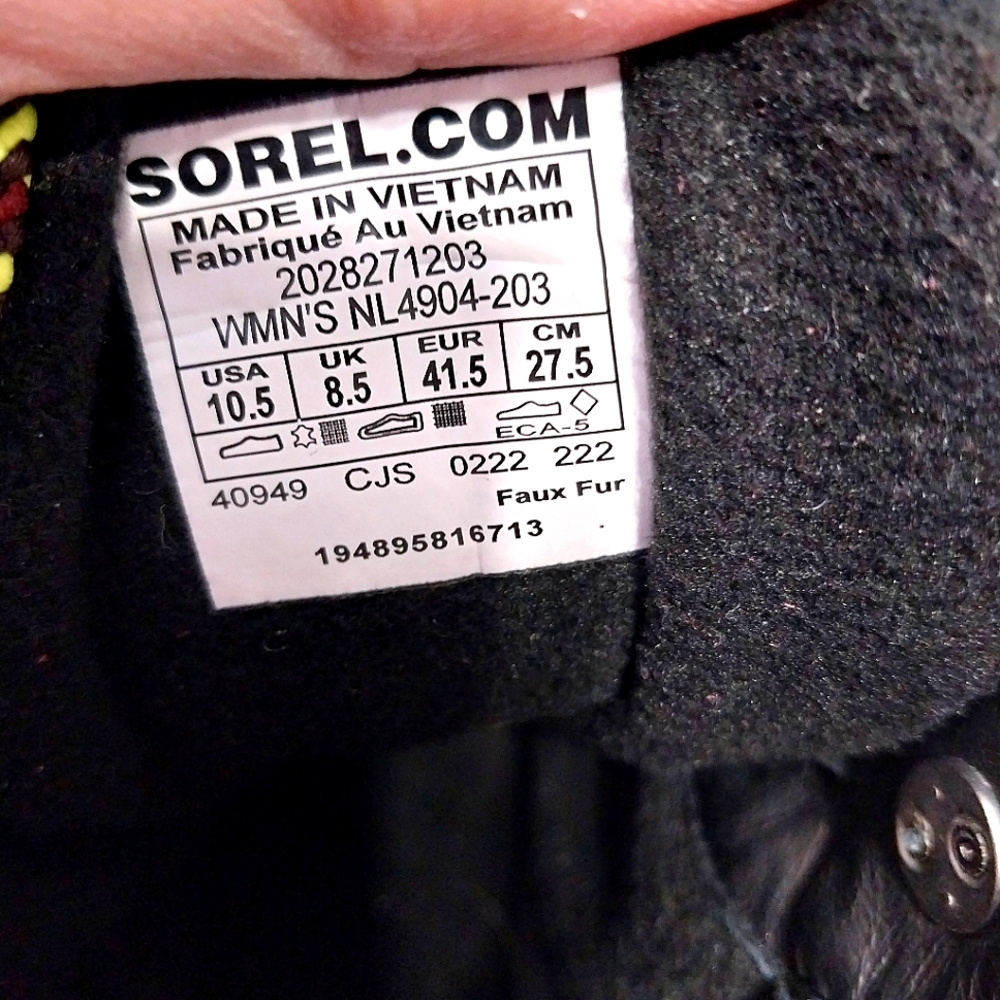 Sorel Kinetic Breakthur Conquest Waterproof Boots, NEW, Size 10.5| EUR 41.5 - Picture 9 of 13